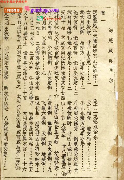 《地理指明》风水古籍