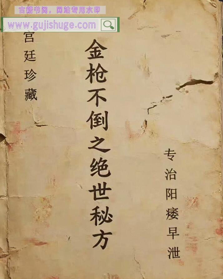 《金枪不倒之绝世秘方》