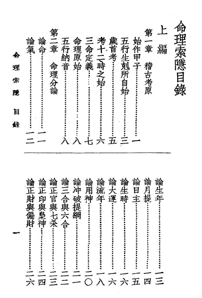 《命理索隐》白水青松著