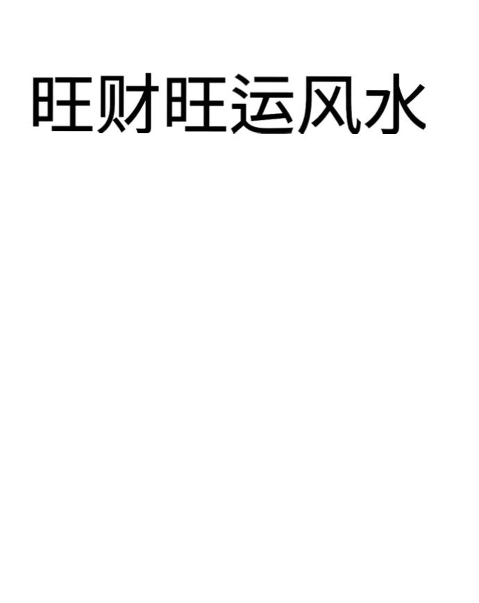 旺财旺运风水（正版）