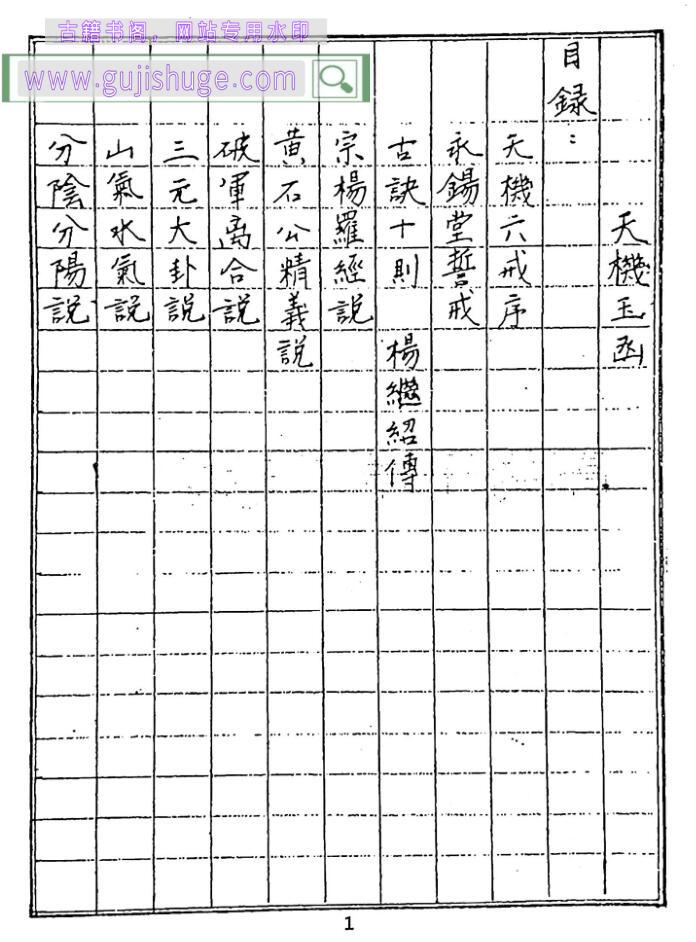 《天机玉函》百度网盘下载